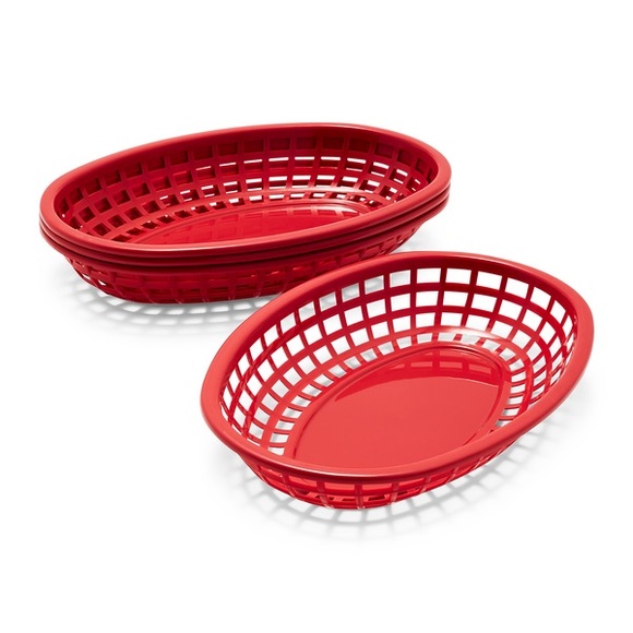 Sur La Table Americana Outdoor Burger Baskets, Set Of 4 - Picture 1 of 4